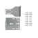 2.06'' Centre Mount Metal Drawer Slide