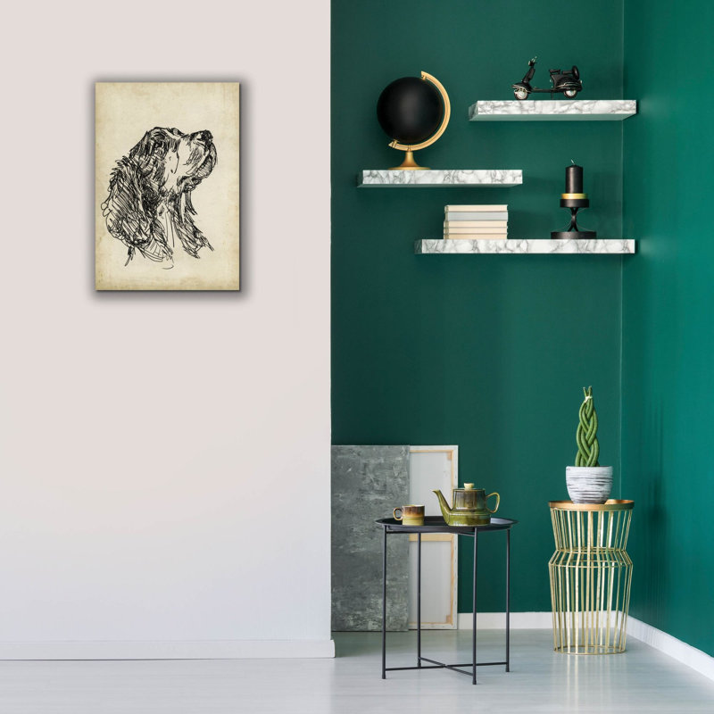 «Breed Study 7» par Ethan Harper, art mural sur toile, H 26 po x l 18 po x P 0,75 po