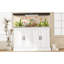 Armoire décorative, armoire de rangement, support d'aquarium avec prise de courant