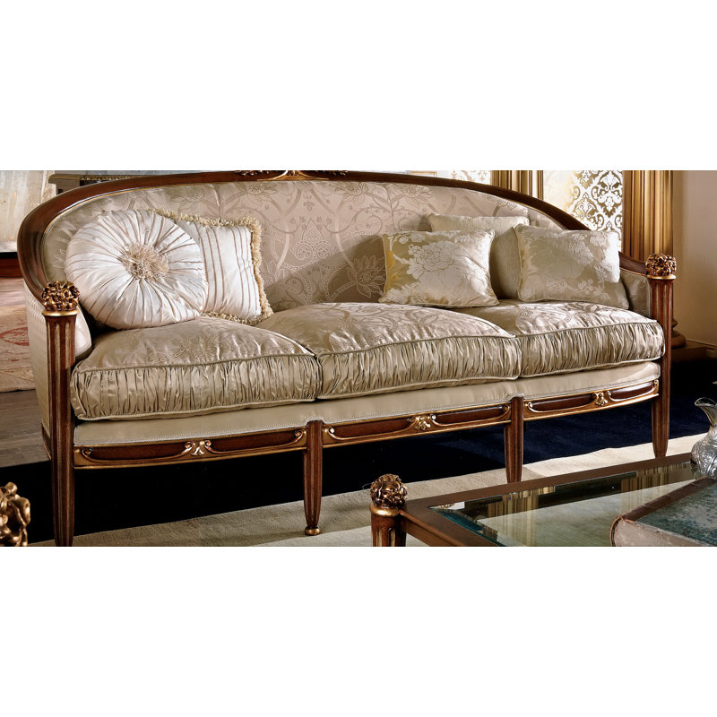 55" Round Arm Loveseat