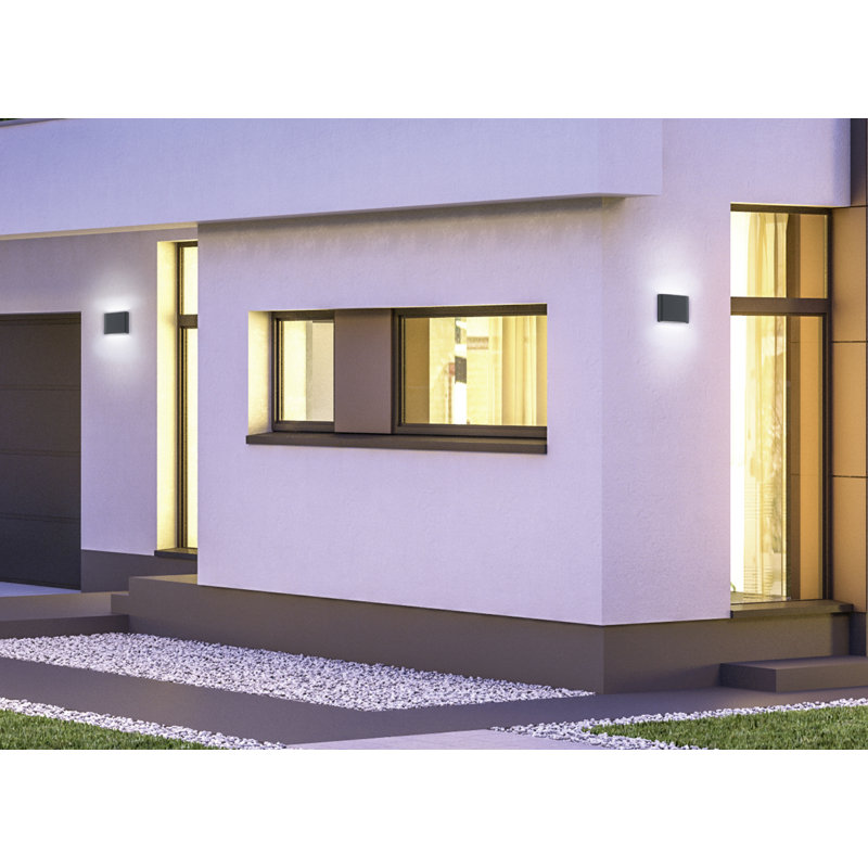 Bergelmir 2 - Bulb Integrated LED Outdoor Flush Mount, Anthracite