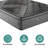 15" Plush Cooling Gel Hybrid Mattress-675077862-675077866
