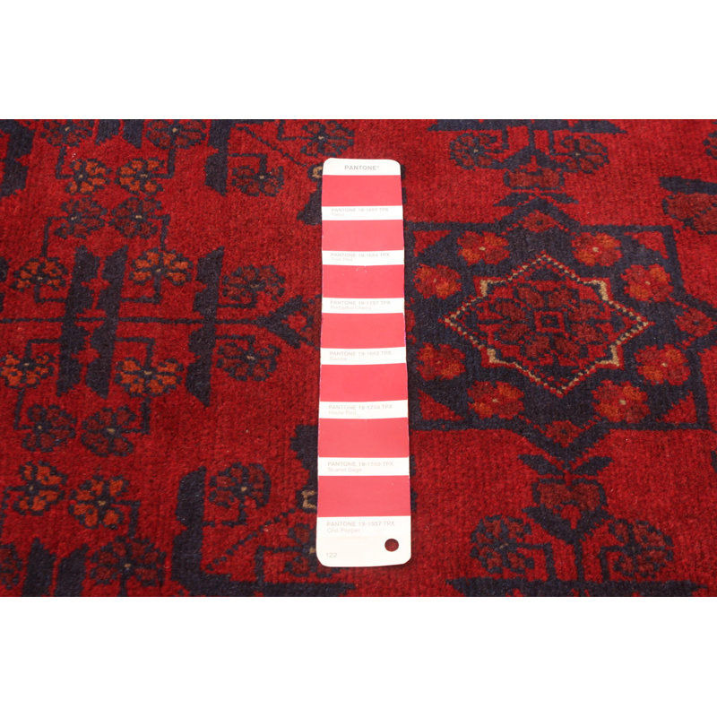 Tapis unique en laine noué à la main 5 pi 7 po x 7 pi 9 po nouvel âge Olawale