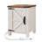 Clairese 24'' Tall  Farmhouse End Table With Charging Station, Wood Nightstand With Adjustable Shelf, Built-In Outlets-2028045815