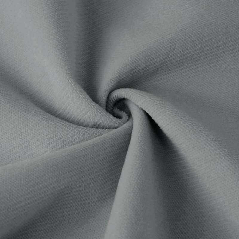 Canapé modulaire surdimensionné en velours, H 33,4 po x l 130 po x P 37 po, 3, Gris