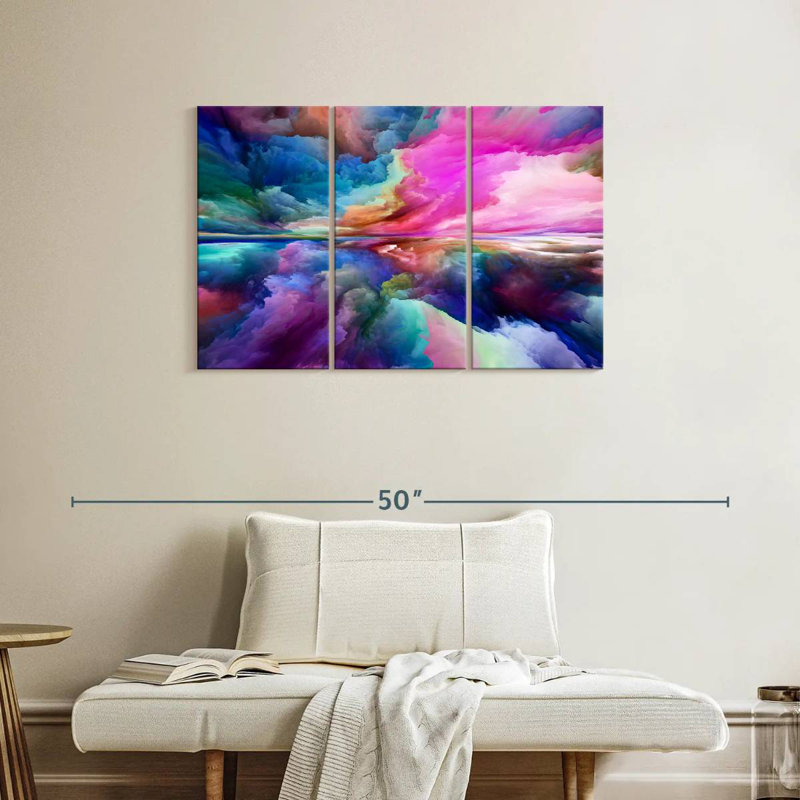 Avery Rainbow Clouds, 24" H x 38" W
