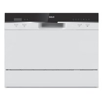 COMFEE 24 49 Decibel ENERGY STAR Certified Portable Dishwasher Black  Stainless Steel