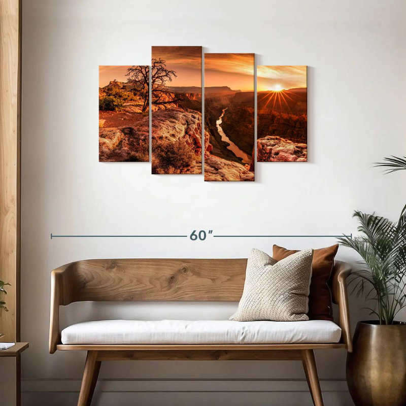 Lumière du soleil du Grand Canyon, 27" H x 43" W