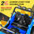 Alex 24V Real 2 Seater Ride On Jeep Truck with Remote Control, 4WD/2WD Kids UTV With 4X200w Powerful Engine, Bluetooth, 20 Wide Seat, Vehicles for Kids Toddlers, Blue-101174467