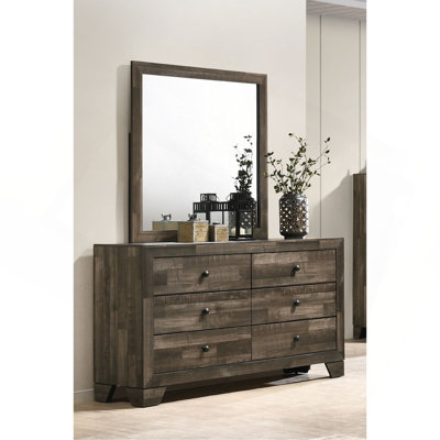 Commode et commode en bois avec tiroirs 1 pièce