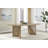 Polebridge Double Pedestal Oak Dining Table In Natural