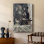 Reproduction florale rétro - galerie Cavas sur mesure