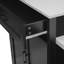 Îlot de cuisine avec table de salle à manger extensible avec 2 tiroirs et 2 tablettes latérales ouvertes-671317304