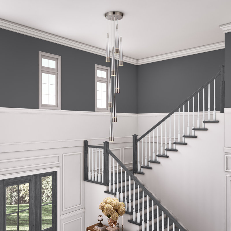 Luminaire suspendu - 9 lumières Sunnyvale, Noir perle