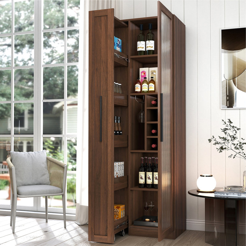 Farmhouse Kitchen Pantry Storage Cabinet