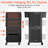 33"H x 13.2"W Salon Trolley Utility Cart With Lockable Wheels-99483082