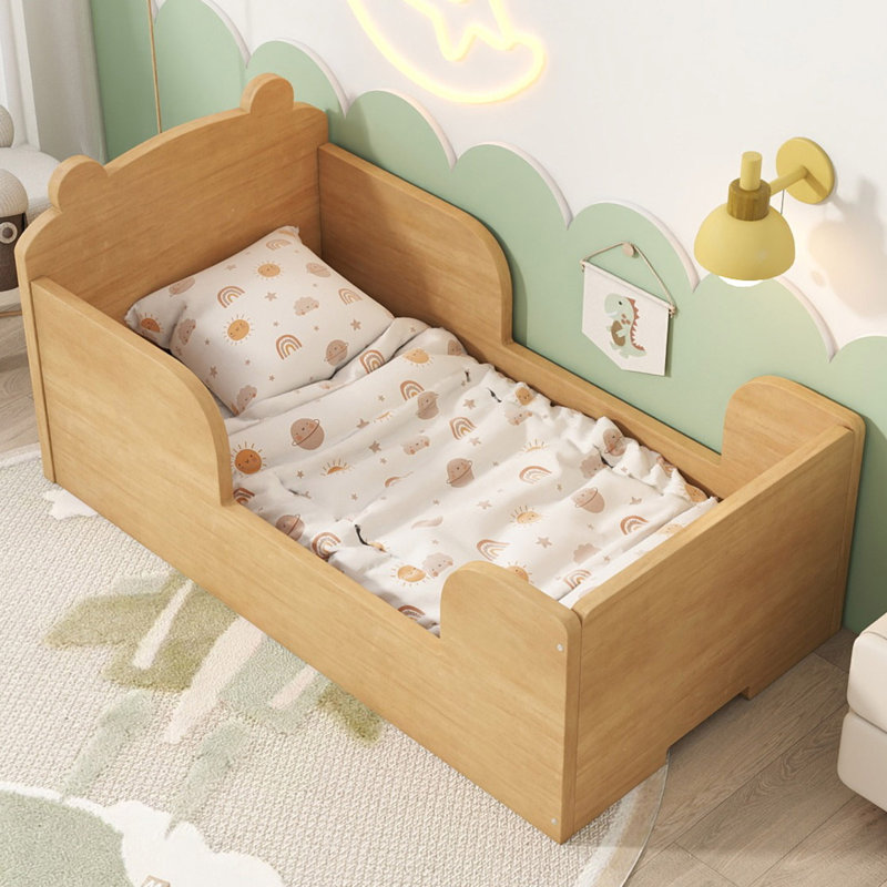 Toddler Floor Bed Frame, Natural