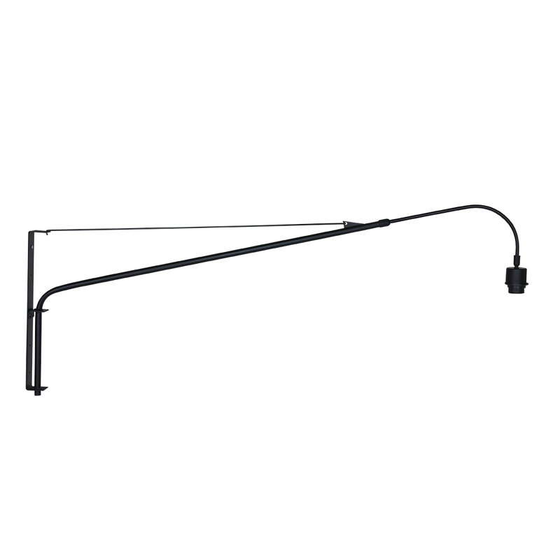 Owings Swing Arm Sconce, Black