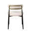 Chaise d'appoint confortable avec structure en métal robuste et revêtement en lin doux-812306885