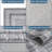 8x10 Modern Rug Thin Washable Non-Slip Geometric Border Low Pile Foldable Soft Non-Shedding Indoor Accent Carpet Gray