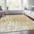 Premium Machine Washable Prisco Gold Rug-1933860555