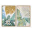 «Tropical Jungle Leaveas Abstract», 2 pièces-98554181-98554182