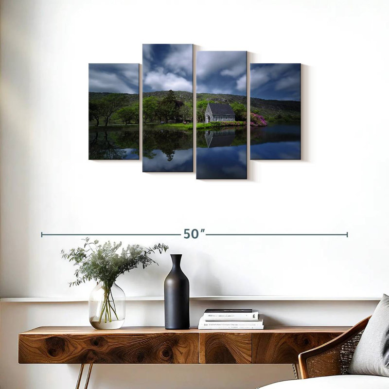 Alvord Chapel By Lake, 22" H x 36" W