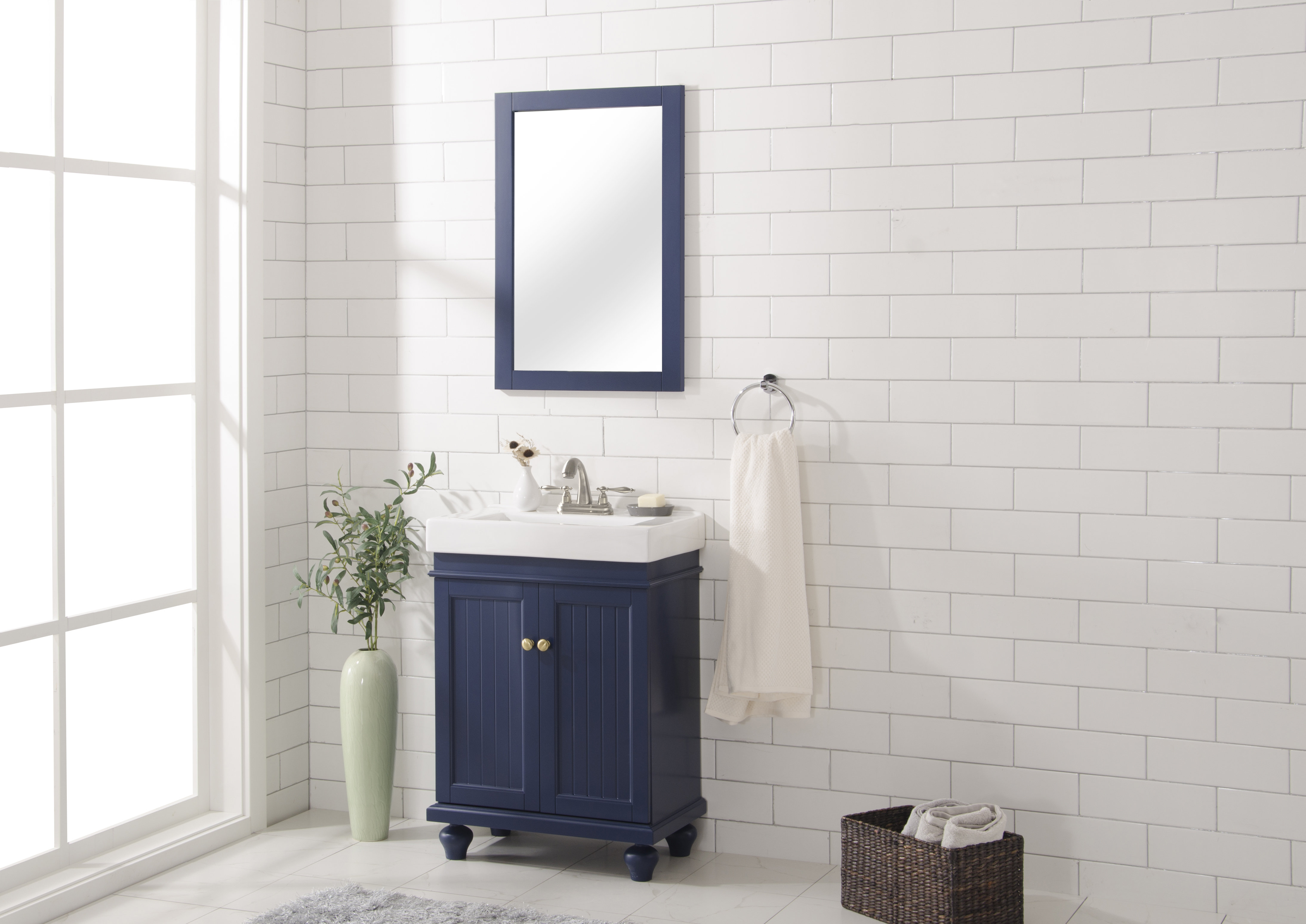 Highland Dunes Gruber 24" Single Bathroom Vanity Set & Reviews Wayfair