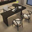 62.99" Black Rectangular Solid Wood desk-108954307-108954306