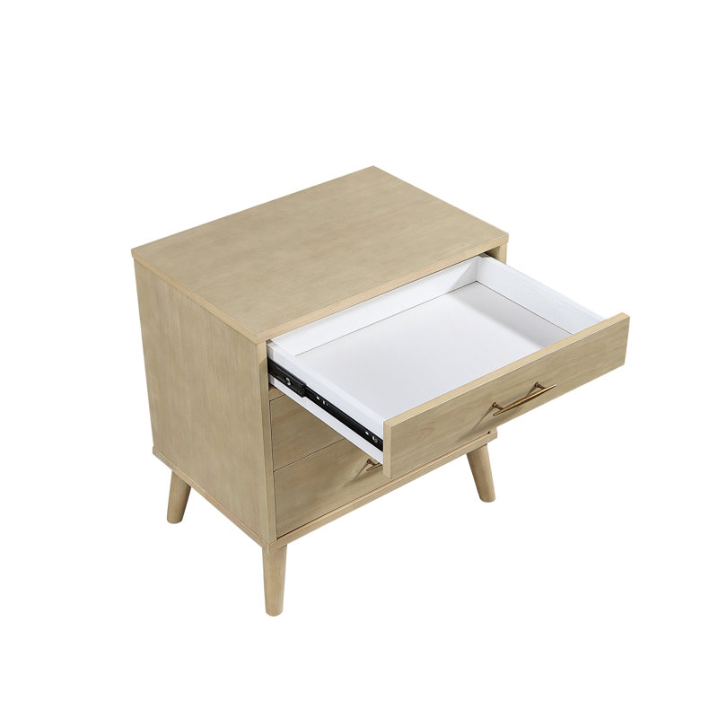 Ensemble de chambre à coucher 3 pièces Imre, Blanc antique