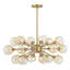 Lustre 18 lumières Matisse en laiton-1486406853