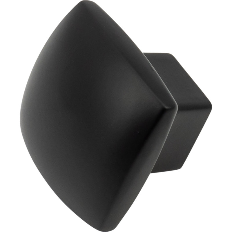 1 3/16" Length Square Knob Multipack, Matte Black