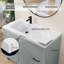Comptoir de meuble-lavabo une pièce à comptoir en pierre massif rectangulaire 42 po x P 22 po