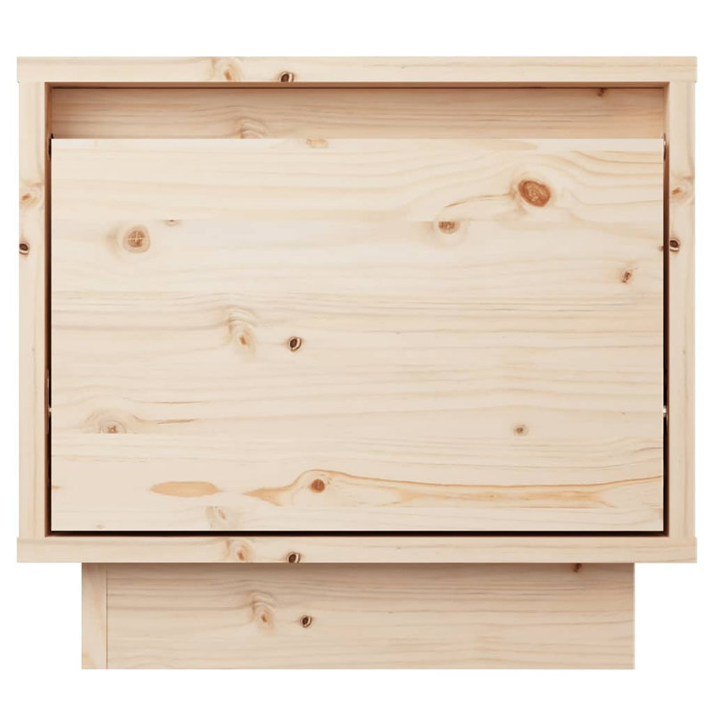Gauvain 35cm W Bedside Table, Oak