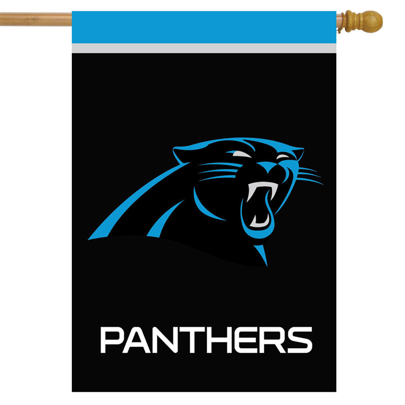 Drapeau de la Carolina NFL Licensed House, Bleu / noir / blanc, Panthers de Caroline