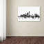 «Indianapolis IN Skyline», impression sur toile tendue-22539007