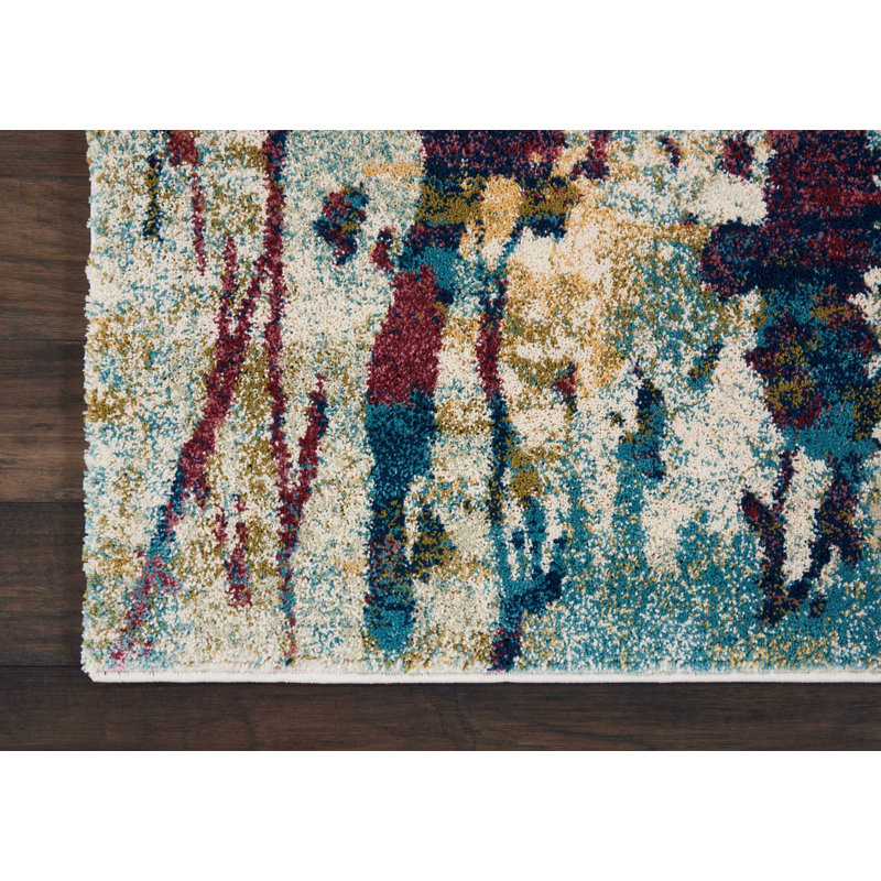 Prewett Abstract Indoor Rug, Rectangle 5'3" x 7'3"