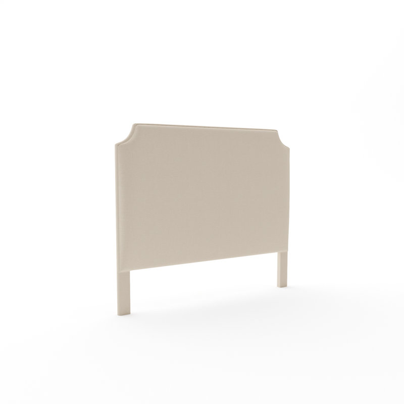 Caldwell Upholstered Headboard, King, Posh Life Performance Velvet Linen
