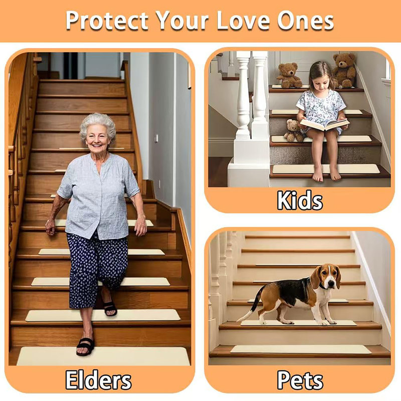 Non-Slip Stair Tread, Beige