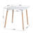 Hrissonka Dining Table,Dining room table,Kitchen table with Solid Wood Legs-2089513763