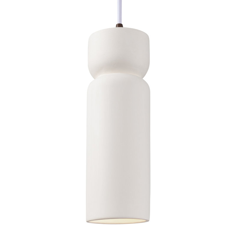 - Light Pendant, Bisque, Dark Bronze