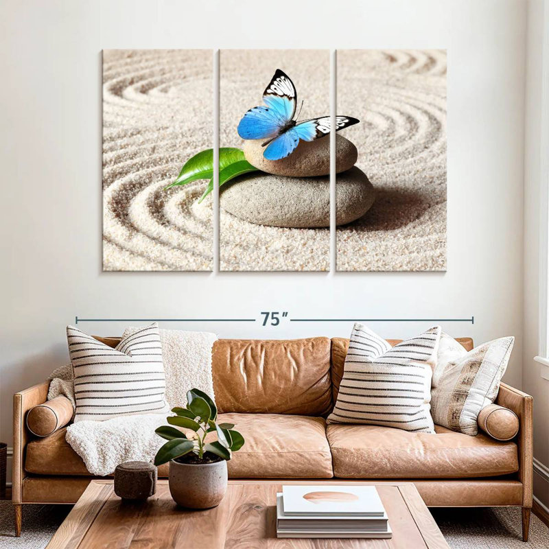 Peaceful Butterfly, 42" H x 65" W