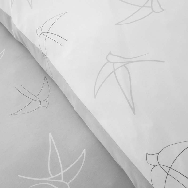 Linear Duvet Cover Set, 135 x 200cm Duvet Cover + 1 Pillowcase