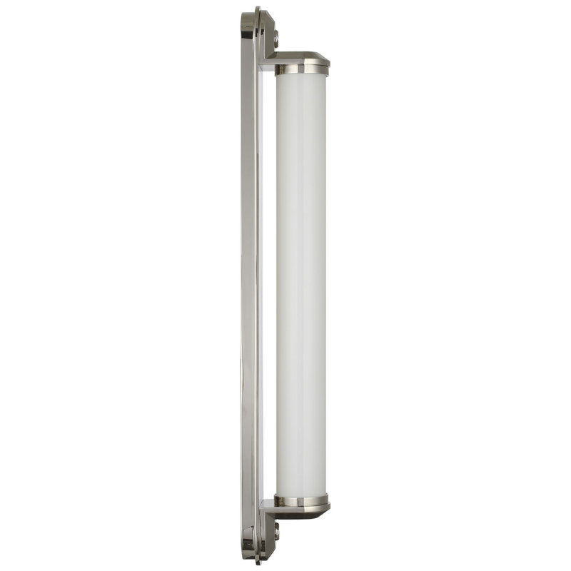 Ralph Lauren Belgrave 32" Linear Bath Light, 24" H x 3" W x 3.75" D, Polished Nickel, 1600 W