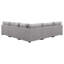 Canapé modulaire rembourré 5 pièces Lafayette