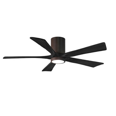 Ventilateur de plafond à 5 pales DEL avec ensemble d'éclairage inclus Irene