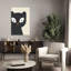 Impression d'art mural chat noir effrayant-129772889