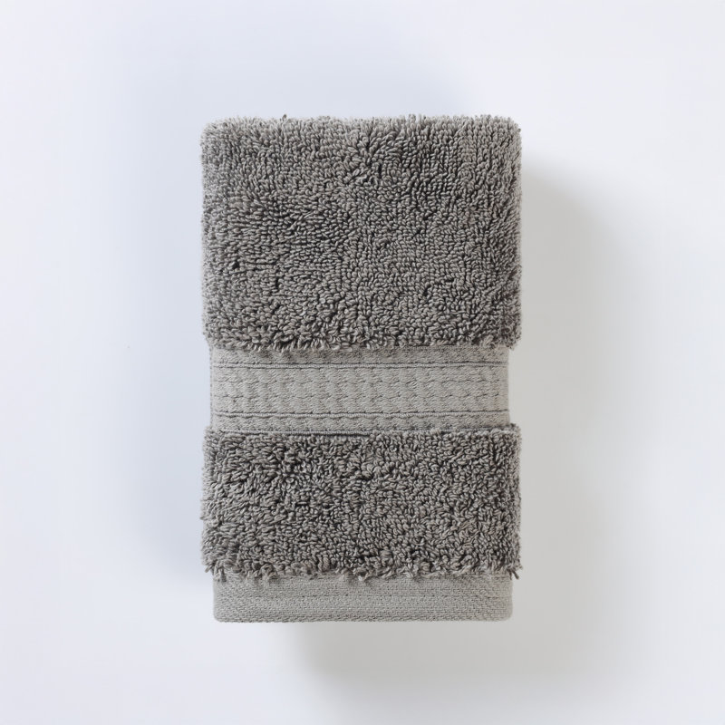 Payten Classic Certified Egyptian Cotton Washcloth, Charcoal