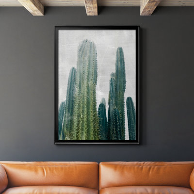 Aruba Cacti I, reproduction encadrée de qualité supérieure - prête à être accrochée