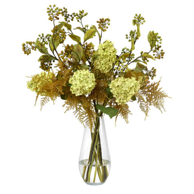 Faux Floral in Vase